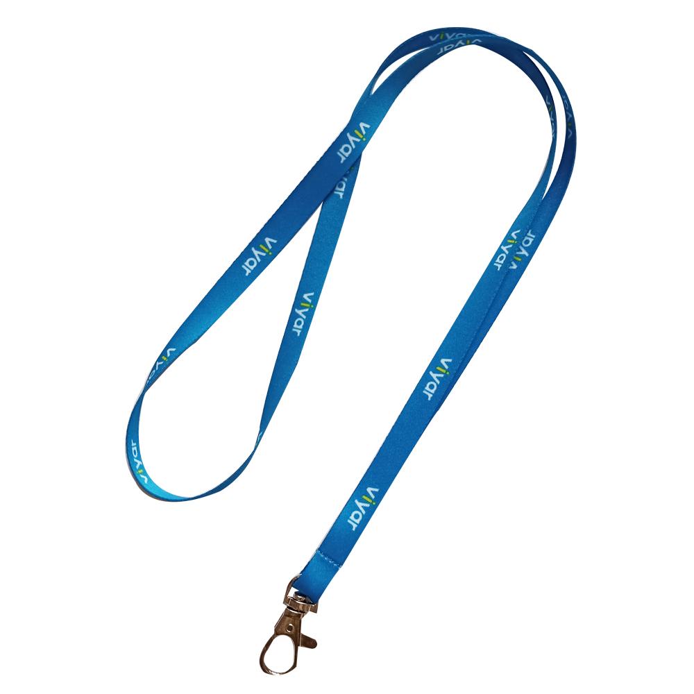 Шнурок с логотипом для бейджа, 10 мм